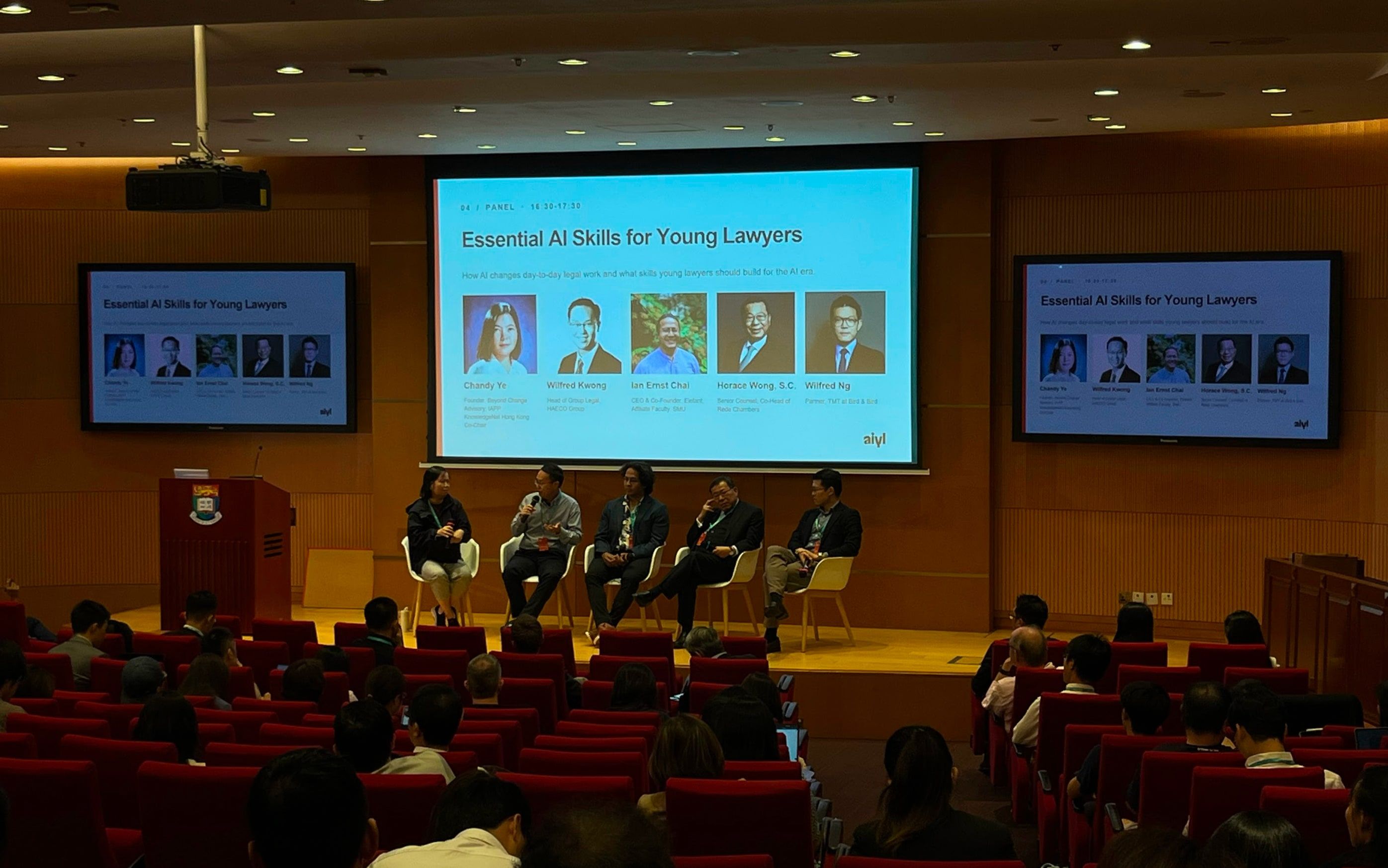 panel discussion about essential ai skills for young lawyers
