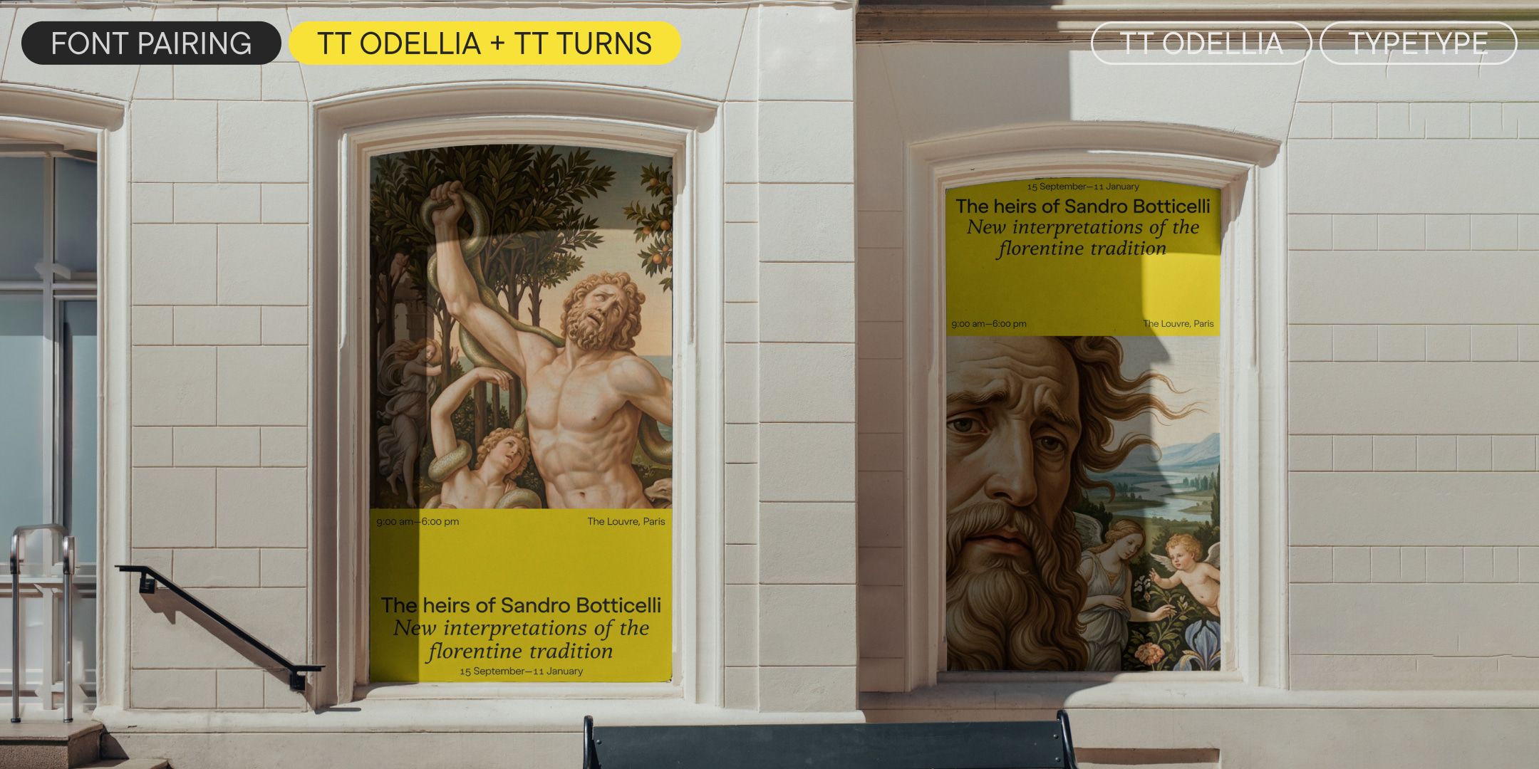 museum posters pairing tt odellia with tt runs