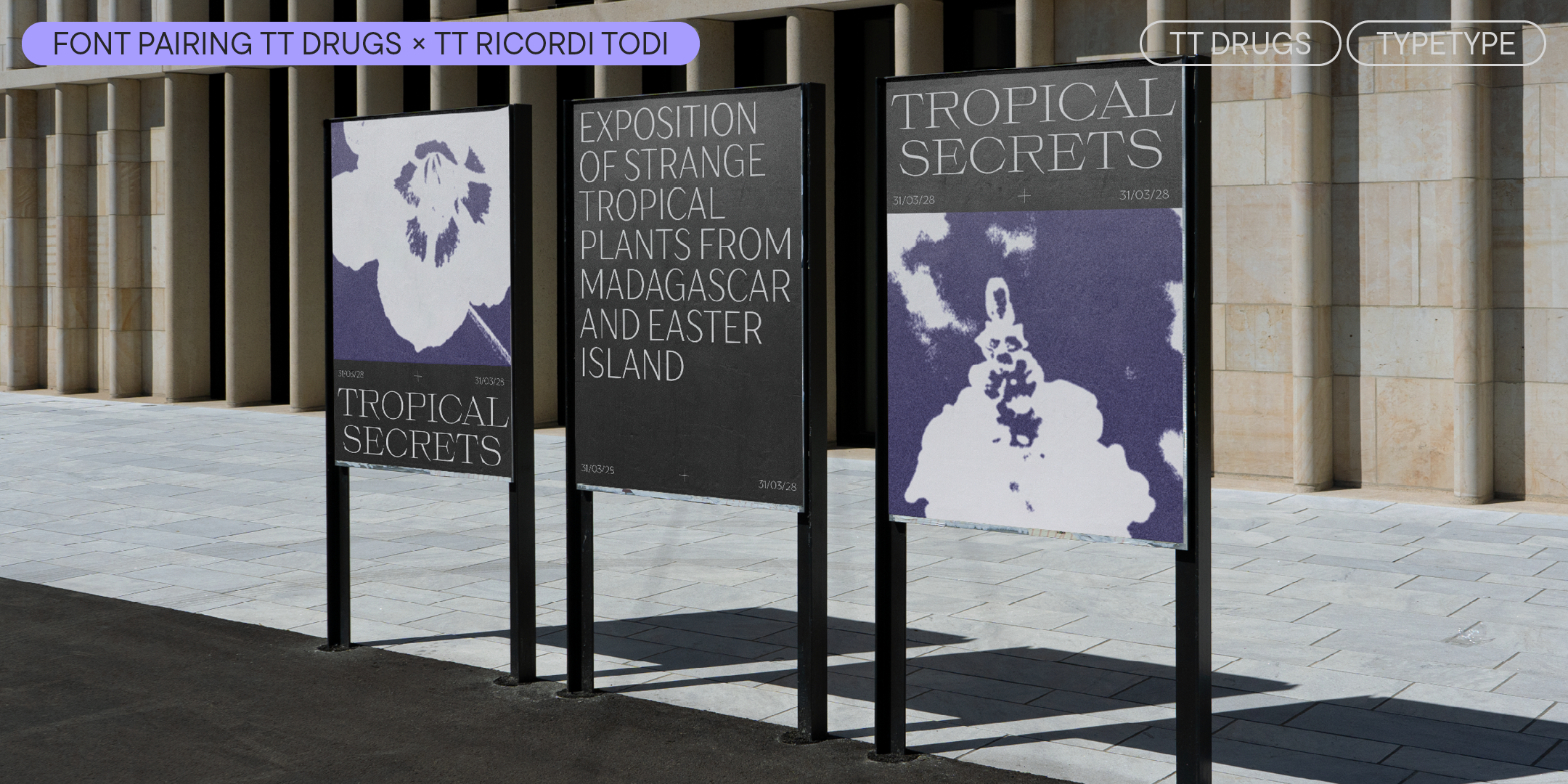tropical secrets exhibition posters pairing tt drugs with tt ricordi todi
